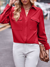 Load image into Gallery viewer, Pocketed Button Up Dropped Shoulder Shacket
