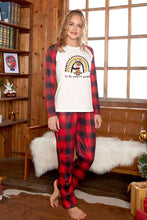 Load image into Gallery viewer, Graphic Top and Plaid Pants Set
