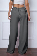 Load image into Gallery viewer, Drawstring Waist Pants with Pockets
