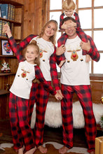 Load image into Gallery viewer, Rudolph Graphic Long Sleeve Top and Plaid Pants Set
