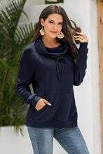 Load image into Gallery viewer, Cowl Neck Drop Shoulder Sweatshirt
