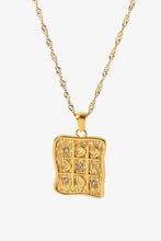 Load image into Gallery viewer, Cubic Zirconia Geometric Pendant Necklace
