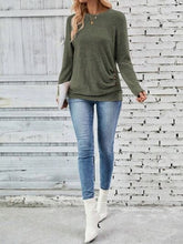 Load image into Gallery viewer, Round Neck Long Sleeve T-Shirt
