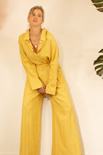 Load image into Gallery viewer, LINEN SHIRTS DRESS WITH BELT POCKET
