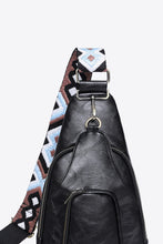 Load image into Gallery viewer, Take A Trip PU Leather Sling Bag
