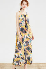 Load image into Gallery viewer, Printed Accordion Pleated Midi Dress
