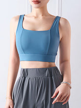 Load image into Gallery viewer, Square Neck Wide Strap Active Bra
