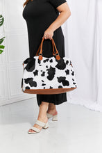 Load image into Gallery viewer, Animal Print Plush Weekender Bag
