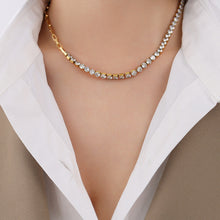 Load image into Gallery viewer, Zircon Titanium Steel Necklace

