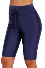 Load image into Gallery viewer, High Waist Drawstring Detail Swim Shorts
