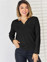 Load image into Gallery viewer, Notched Long Sleeve T-Shirt
