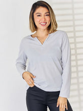 Load image into Gallery viewer, Notched Long Sleeve T-Shirt
