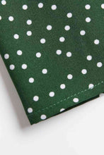 Load image into Gallery viewer, Polka Dot Ruffle Strap Slit Dress
