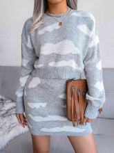 Load image into Gallery viewer, Cloud Sweater and Knit Skirt Set
