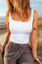 Load image into Gallery viewer, Square Neck Cropped Tank
