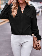 Load image into Gallery viewer, Pocketed Button Up Dropped Shoulder Shacket

