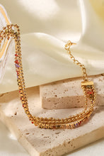 Load image into Gallery viewer, Colorful Zircon Stainless Steel Bracelet

