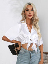 Load image into Gallery viewer, Button Up Collared Neck Shirt
