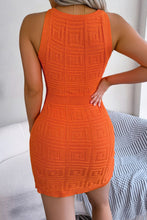 Load image into Gallery viewer, Decorative Button Sleeveless Knit Dress
