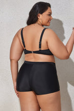 Load image into Gallery viewer, Plus Size Drawstring Detail Two-Piece Swimsuit
