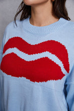 Load image into Gallery viewer, Lip Fringe Round Neck Sweater
