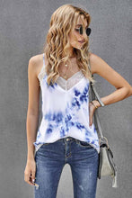 Load image into Gallery viewer, Tie-Dye Lace Trim Cami
