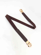 Load image into Gallery viewer, Zinc Alloy Buckle Elastic PU Belt
