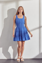 Load image into Gallery viewer, Scoop Neck Tiered Midi Dress
