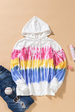 Load image into Gallery viewer, Tie-Dye Drawstring Pullover Hoodie
