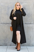 Load image into Gallery viewer, Basic Bae Full Size Open Front Long Sleeve Cover Up
