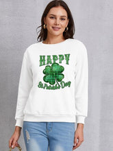 Load image into Gallery viewer, HAPPY ST. PATRICK&#39;S DAY Dropped Shoulder Sweatshirt

