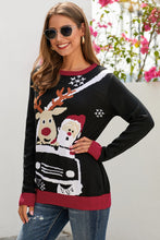 Load image into Gallery viewer, Santa Claus Reindeer Christmas Sweater
