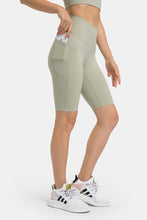 Load image into Gallery viewer, High Waist Biker Shorts with Pockets
