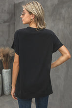 Load image into Gallery viewer, Round Neck Short Sleeve Solid Color Tee
