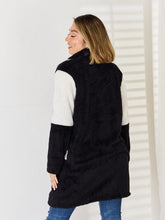 Load image into Gallery viewer, Color Block Button Up Long Sleeve Coat

