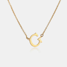 Load image into Gallery viewer, Copper Letter Pendant Necklace

