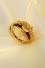 Load image into Gallery viewer, 18K Gold Plated Zircon Ring
