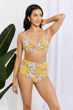 Load image into Gallery viewer, Marina West Swim Take A Dip Twist High-Rise Bikini in Mustard
