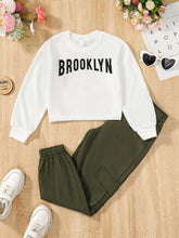 Load image into Gallery viewer, BROOKLYN Graphic Sweatshirt and Joggers Set
