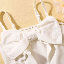 Load image into Gallery viewer, Contrast Stitching Bow Detail Cami and Shorts Set
