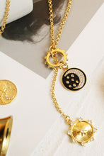 Load image into Gallery viewer, Zircon Sun and Moon Pendant Necklace
