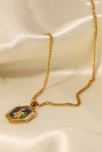 Load image into Gallery viewer, 18K Gold Plated Snake Geometric Pendant Necklace
