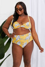 Load image into Gallery viewer, Marina West Swim Take A Dip Twist High-Rise Bikini in Mustard
