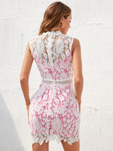 Load image into Gallery viewer, Lace Zip-Back Sleeveless Dress
