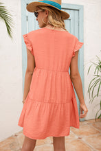 Load image into Gallery viewer, Frill Trim Ruffle hem Dress
