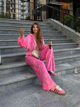 Load image into Gallery viewer, Hooded Jacket and Pants Set
