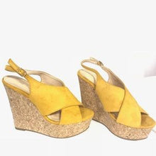 Load image into Gallery viewer, Liliana Anneka Yellow Wedges
