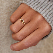 Load image into Gallery viewer, Number 8 Heart 925 Sterling Silver Ring
