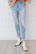 Load image into Gallery viewer, Kancan At Last Distressed Button Fly Skinny Jeans
