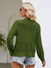 Load image into Gallery viewer, Button Down Ribbed Trim Cardigan
